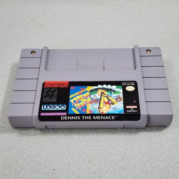 Dennis the Menace Super Nintendo (SNES 1991) Video Game Cartridge Only- Untested - Picture 3 of 5